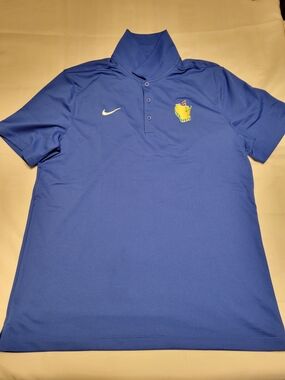 Nike Men’s Royal Blue Polo Shirt with Embroidered Logo